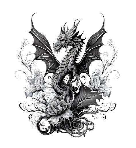 38,000+ Dragon Sketch Tattoo Pictures