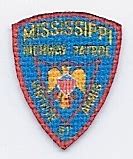 1:6 scale Mississippi State Police Sleeve Patch | ONE SIXTH SCALE KING!