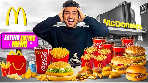 I ORDERED ENTIRE McDONALD'S VEG MENU | THIS WAS MY FIRST MUKBANG ON YOUTUBE - YouTube