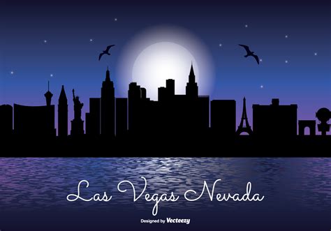 Las Vegas Las Vegas Skyline Free Vector Art - (61081 Free Downloads)