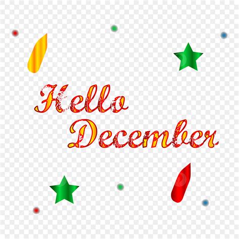 December Lettering Design, Hello December, December, Holidays PNG and ...