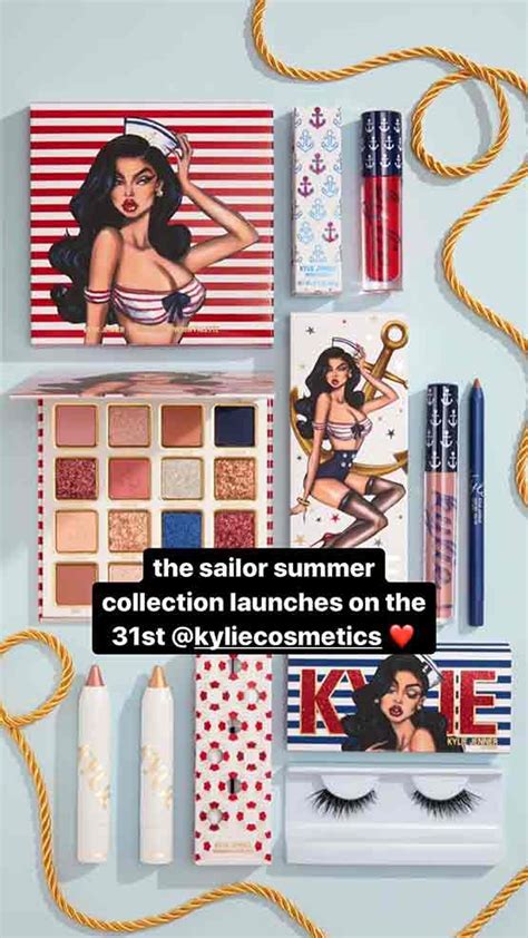 Kylie Jenner’s Next Sailor Summer Makeup Collection Looks BOMB; Check ...