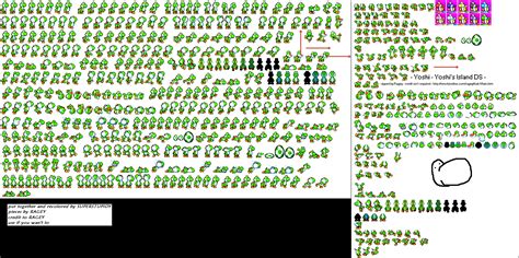 Yoshi Sprites by superstupidy on DeviantArt