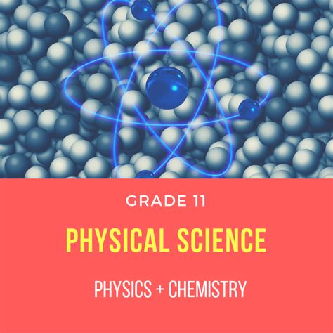 Grade 11 Physical Science | Online Tuition