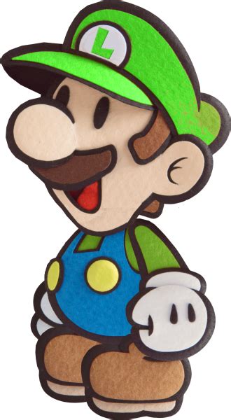 Paper Luigi- Sticker Star Style by Fawfulthegreat64 on DeviantArt ...