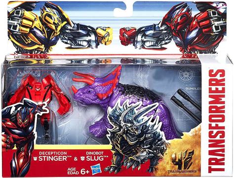 Transformers Age of Extinction Decepticon Stinger Dinobot Slug ...