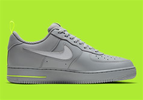 Nike Air Force 1 Low Grey Volt DC1429-001 | SneakerNews.com