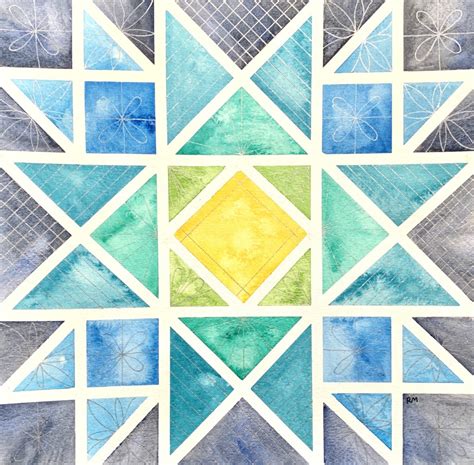 Watercolor Quilt Pattern | Ruth Miller Creative