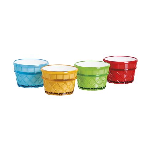 Double Walled Ice Cream Bowls, Set of 4 - Walmart.com