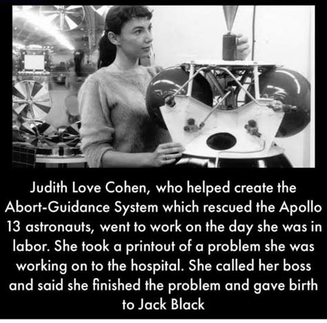 Jack Black's mother worked on system that helped save Apollo 13 : r/Dailyslant