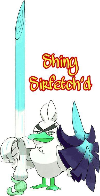 Shiny SirFetch'd ☆ | Pokémon Amino