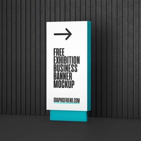 Exhibition Business Banner Mockup PSD