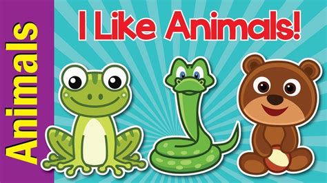 I Like Animals | Animals Song for Kids | Learn 12 Animal Names | ESL for Kids | Fun Kids English ...