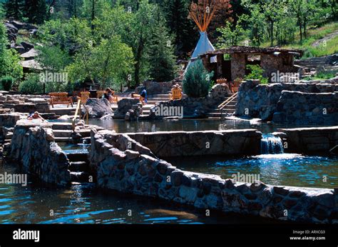 Strawberry Park Hot Spring near Steamboat Springs CO USA Stock Photo - Alamy