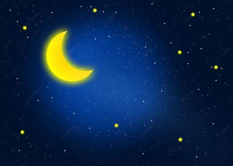 Beautiful Starry Night Sky Background, Blue Night Sky Background, Night ...