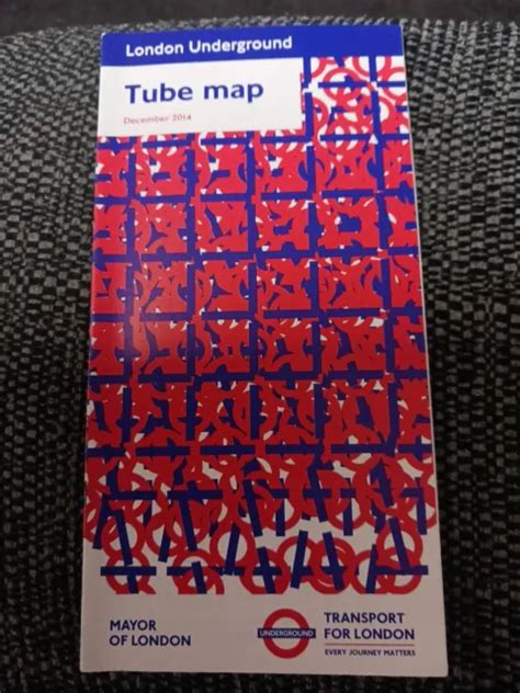 LONDON UNDERGROUND POCKET tube map - December 2014 £0.99 - PicClick UK