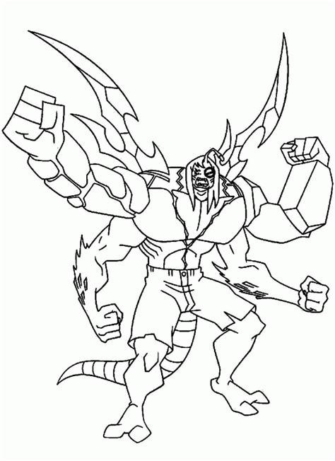 Ben 10 Xlr8 Coloring Pages