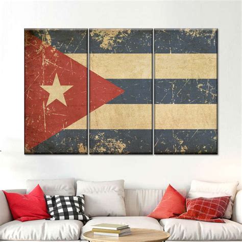 Cuba Flag Wall Art | Digital Art