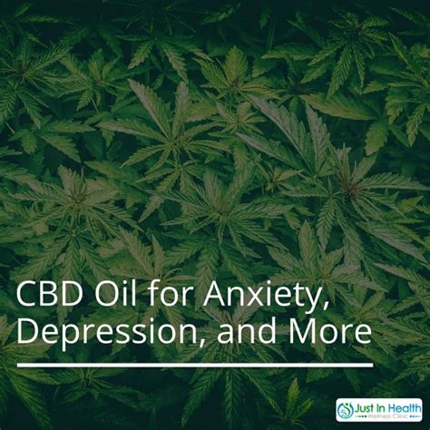 Benefits of CBD Oil for Anxiety, Depression, and More