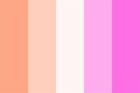 Orange-White-Pink Palette Color Palette