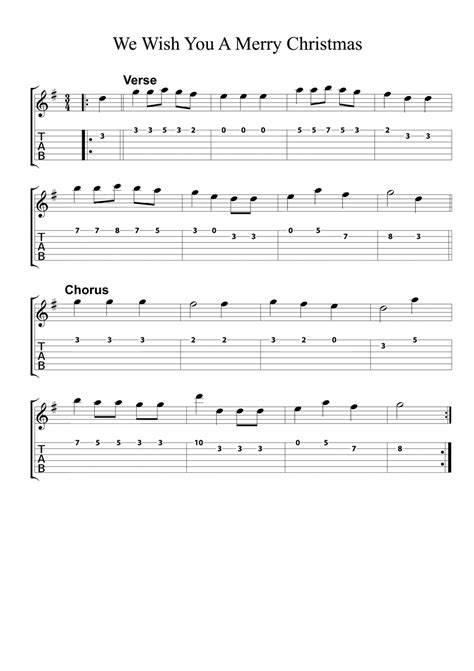 We Wish You A Merry Christmas – Guitar & Ukulele Chords | Learn Guitar ...