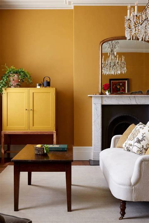 My Favorite Moody Paint Colors from Sherwin-Williams | SG Style | Yellow walls living room ...