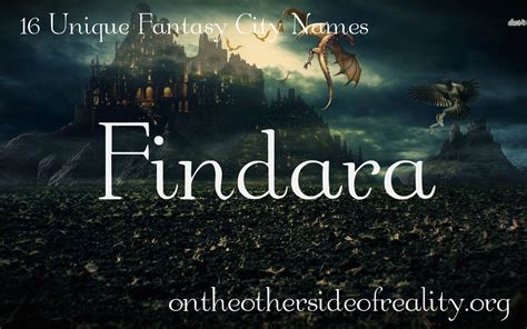 16 Unique Fantasy City Names | Fantasy city names, Fantasy names ...