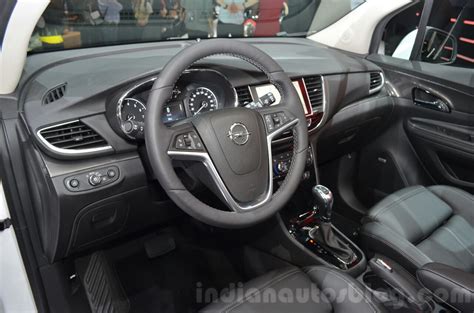 Opel Mokka X interior at the 2016 Geneva Motor Show Live