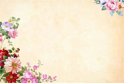 Download a vintage floral background with flowers | Wallpapers.com