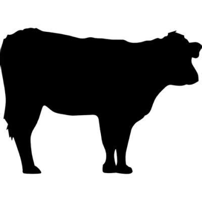 Dairy Cow Silhouette at GetDrawings | Free download