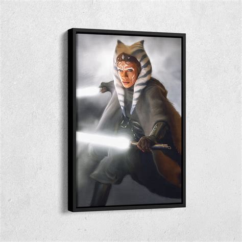 Ahsoka Tano Poster Painting Star Wars Wall Art Home Decor Hand Made ...