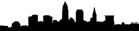 Cleveland Skyline Outline | Free download on ClipArtMag