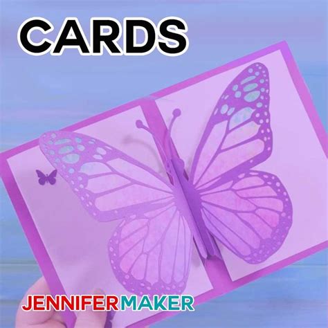 JenniferMaker DIY & Craft File Resource Library | Cricut birthday cards, Card patterns, Cards