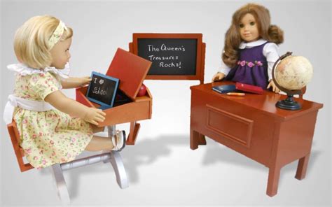 School teacher desk and play set for 18" American Girl¨ Dolls fits 18 ...