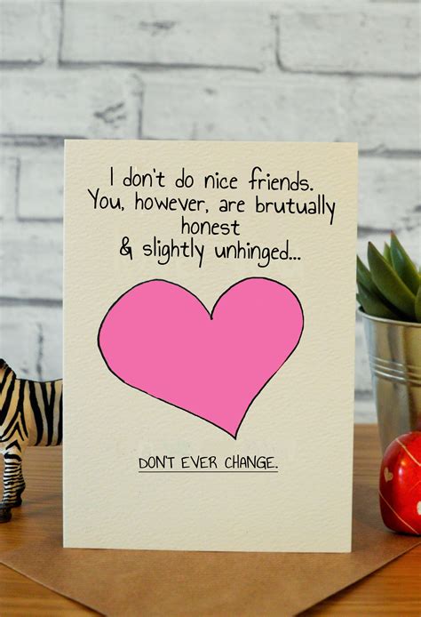 Funny Handmade Birthday Cards For Friends - Funny PNG