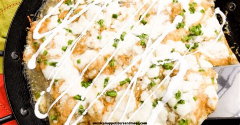 Cheesy Beef Enchiladas in Green Sauce - Mexican Appetizers and More!