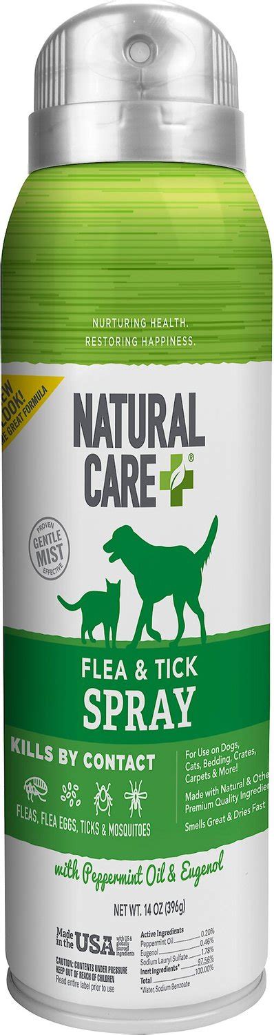 Natural Care Dog & Cat Flea & Tick Spray, 14-oz bottle - Chewy.com