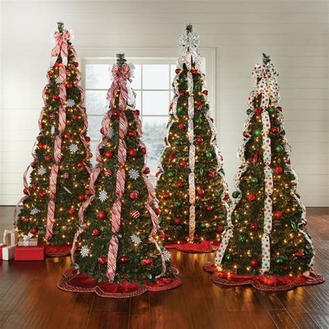 Brylanehome Christmas Fully Decorated Pre-Lit 6-Ft. Pop-Up Christmas Tree - Walmart.com ...