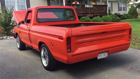 73 f100 cammed and lowered! - YouTube