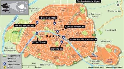 Infographic Depicting Paris Fast Facts - Answers