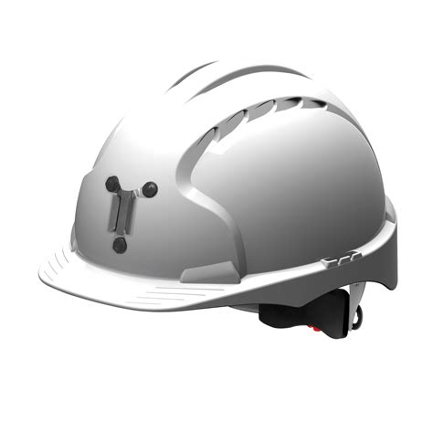 EVO®3 Mining Safety Helmet with Lamp Bracket - Wheel Ratchet - White