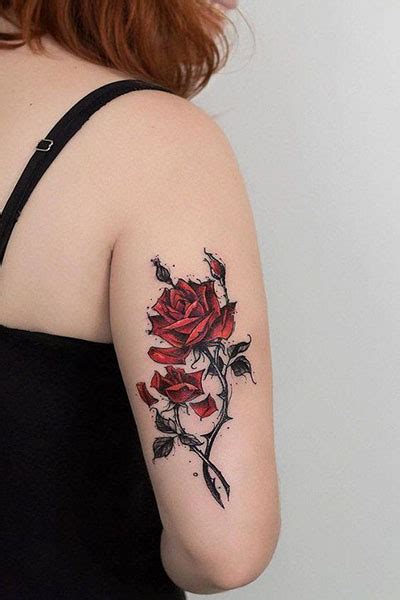 35 Beautiful Rose Tattoos for Women & Meaning - The Trend Spotter