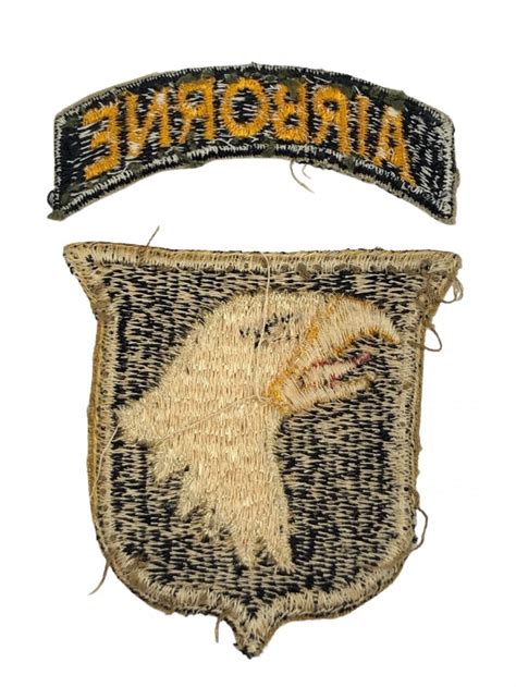 Original WWII US 101st Airborne division patch - Oorlogsspullen.nl - Militaria shop