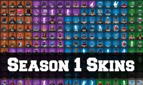 Fortnite Season 1 Skins - All Fortnite Season 1 Outfits & Skins