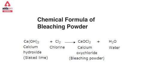 Bleaching Powder Formula- CaoCl2 Chemical Name