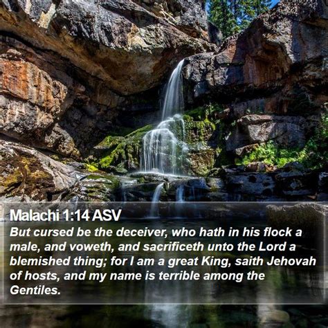 Malachi 1 Scripture Images - Malachi Chapter 1 ASV Bible Verse Pictures