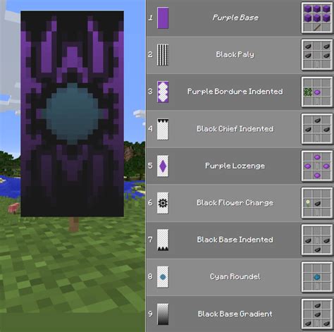 How To Make A Grey Flower Banner In Minecraft | Best Flower Site