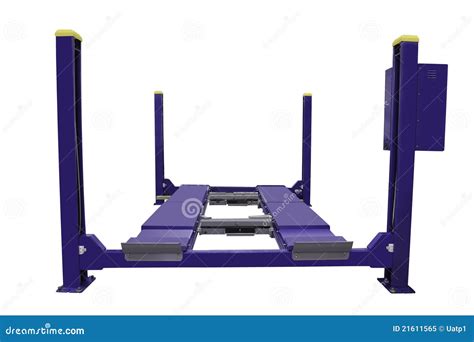 Car repair lift stock image. Image of stand, computer - 21611565