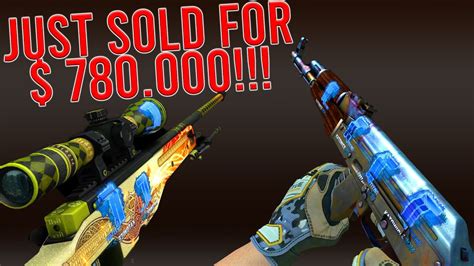 THE MOST EXPENSIVE CSGO SKIN EVER JUST SOLD - YouTube