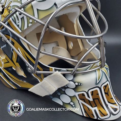 Adin Hill Goalie Mask Unsigned V3 2023 Las Vegas Tribute – Goalie Mask ...